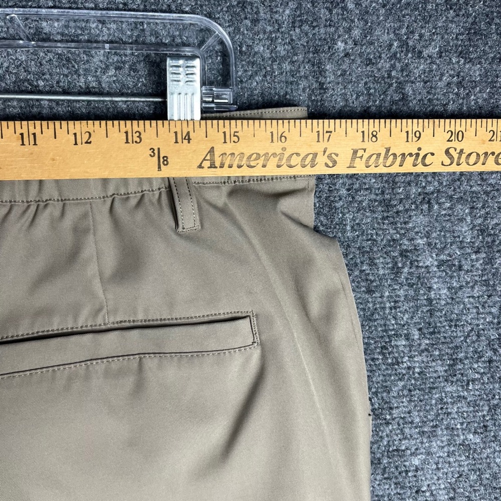 BYLT Premium Basics Everyday Pant Mens 34 Khaki Tapered Tech Chino Performance - Picture 7 of 9